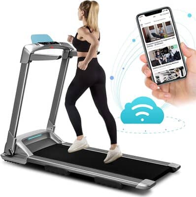 OVICX Folding Portable Treadmill